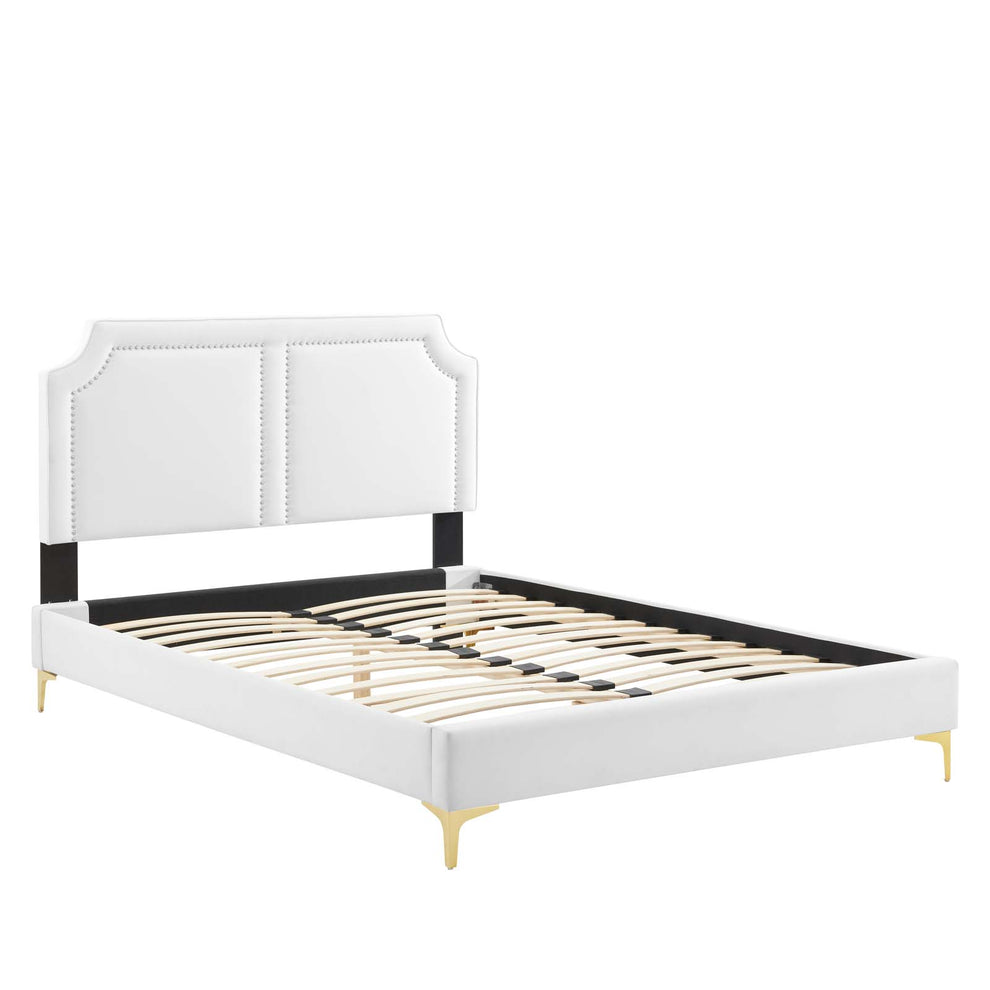 Novi Performance Velvet Twin Bed By Modway - MOD-6788 | Beds | Modishstore - 38