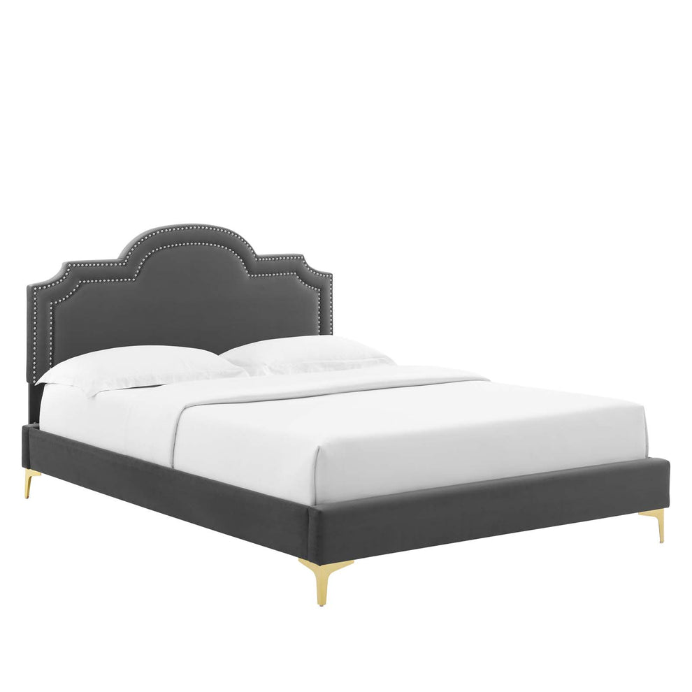 Aviana Performance Velvet Twin Bed By Modway - MOD-6789 | Beds | Modishstore - 1