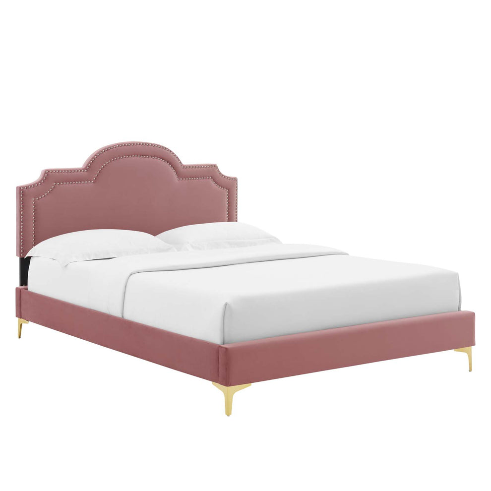 Aviana Performance Velvet Twin Bed By Modway - MOD-6789 | Beds | Modishstore - 12