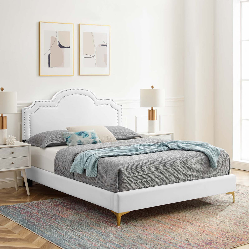 Aviana Performance Velvet Twin Bed By Modway - MOD-6789 | Beds | Modishstore - 37