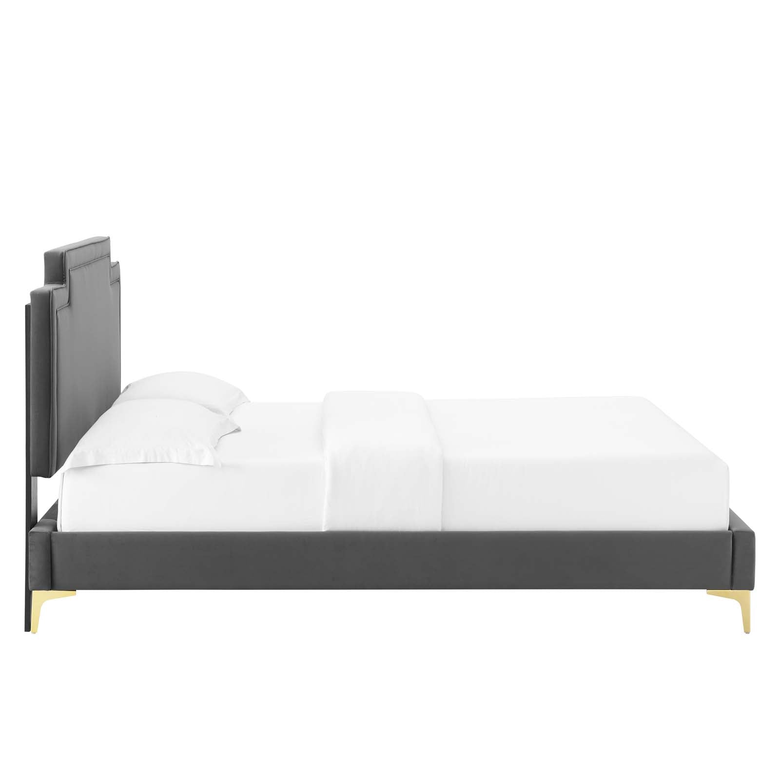 Liva Performance Velvet Twin Bed By Modway - MOD-6791 | Beds | Modishstore - 6