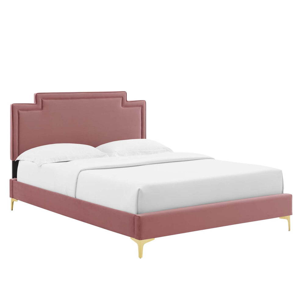 Liva Performance Velvet Twin Bed By Modway - MOD-6791 | Beds | Modishstore - 12