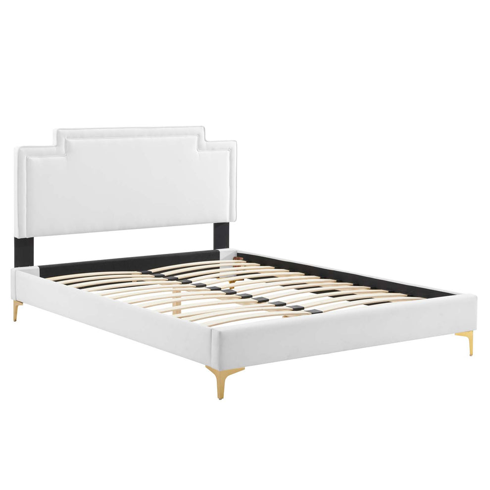 Liva Performance Velvet Twin Bed By Modway - MOD-6791 | Beds | Modishstore - 38