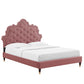 Sasha Button-Tufted Performance Velvet Twin Bed By Modway - MOD-6792 | Beds | Modishstore - 12