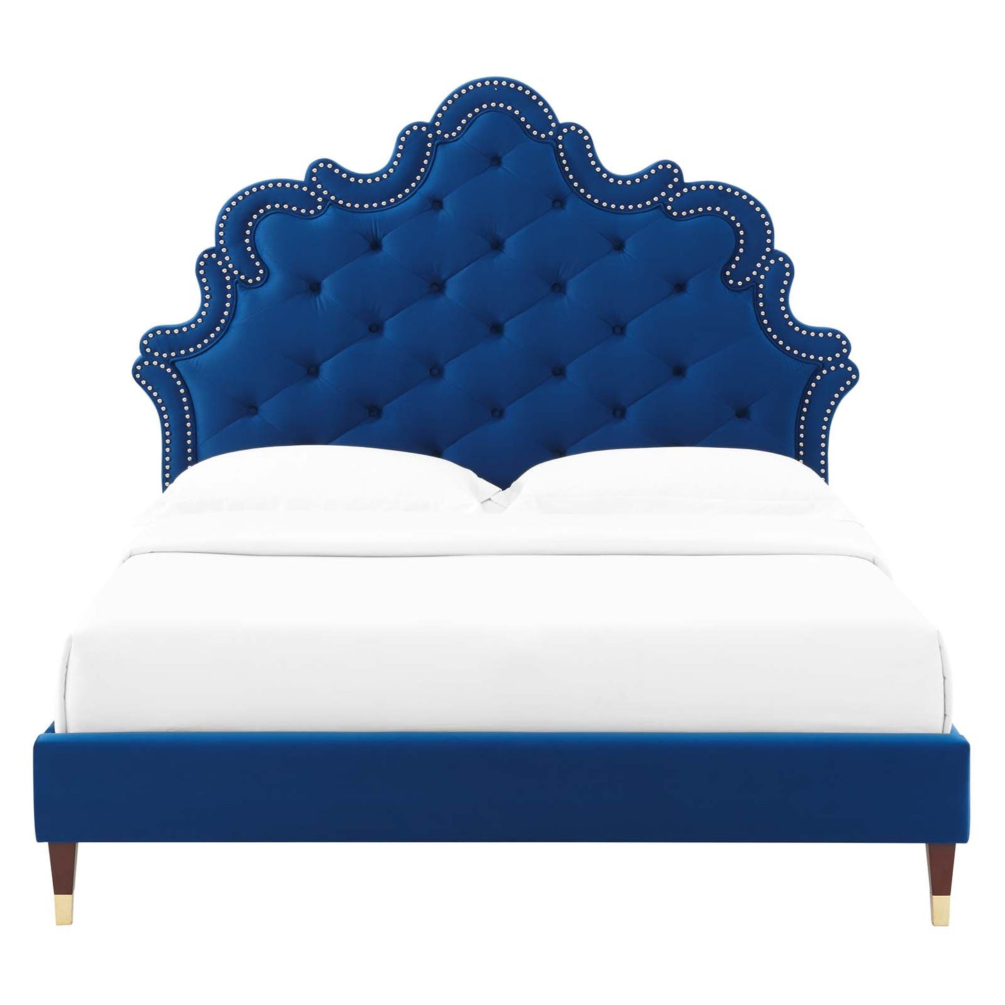 Sasha Button-Tufted Performance Velvet Twin Bed By Modway - MOD-6792 | Beds | Modishstore - 29