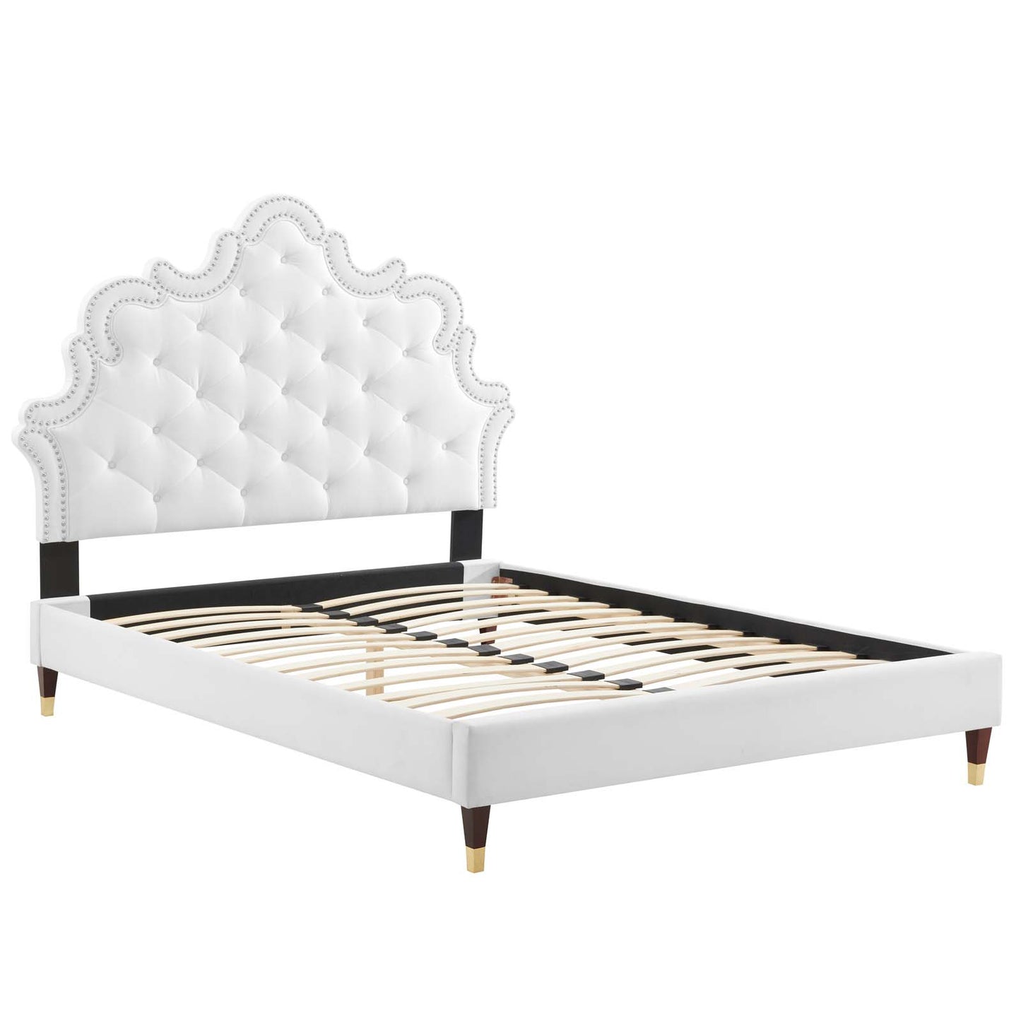 Sasha Button-Tufted Performance Velvet Twin Bed By Modway - MOD-6792 | Beds | Modishstore - 38