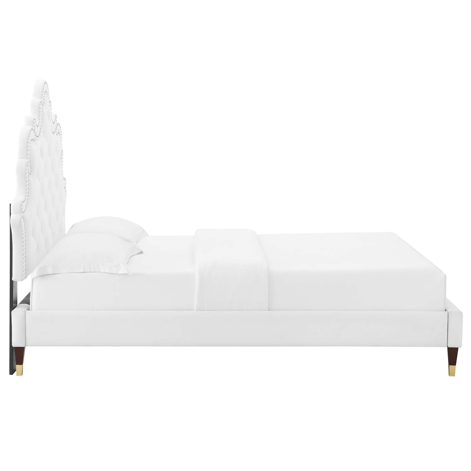 Sasha Button-Tufted Performance Velvet Twin Bed By Modway - MOD-6792 | Beds | Modishstore - 39