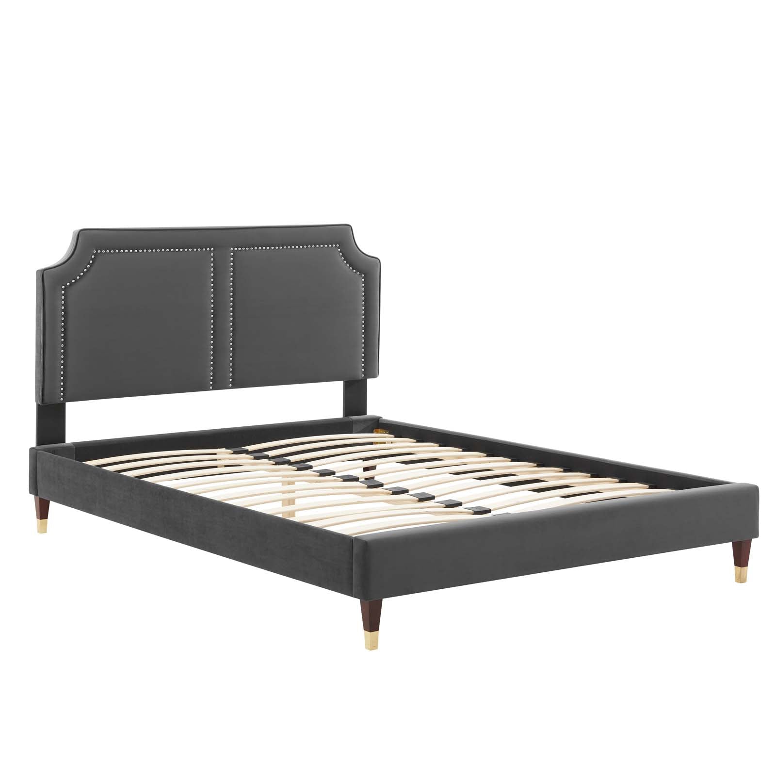 Novi Performance Velvet Twin Bed By Modway - MOD-6793 | Beds | Modishstore - 5