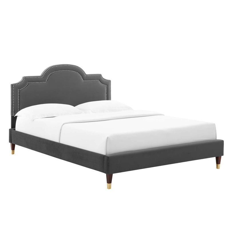 Aviana Performance Velvet Twin Bed By Modway - MOD-6794 | Beds | Modishstore - 1