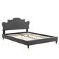 Neena Performance Velvet Twin Bed By Modway - MOD-6795 | Beds | Modishstore - 5