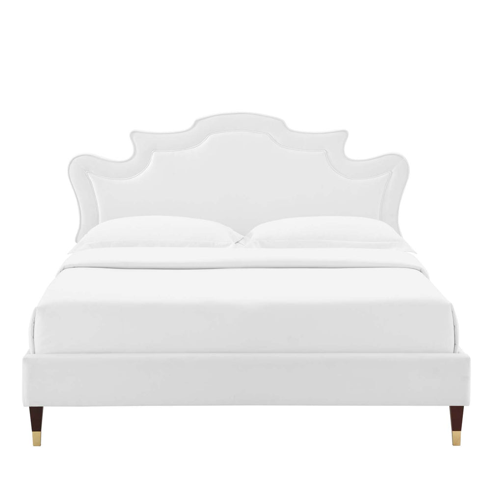 Neena Performance Velvet Twin Bed By Modway - MOD-6795 | Beds | Modishstore - 40