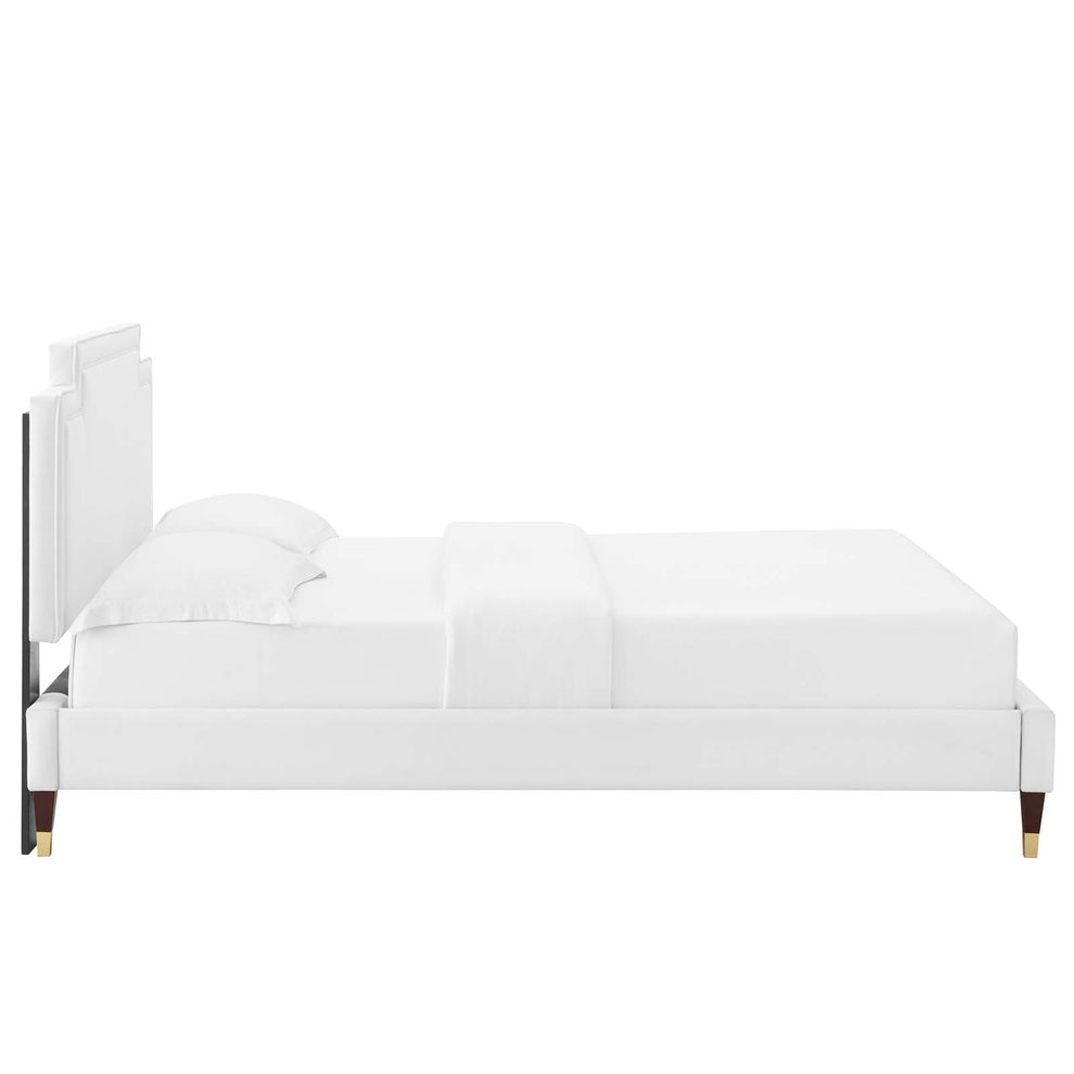 Liva Performance Velvet Twin Bed By Modway - MOD-6796 | Beds | Modishstore - 39