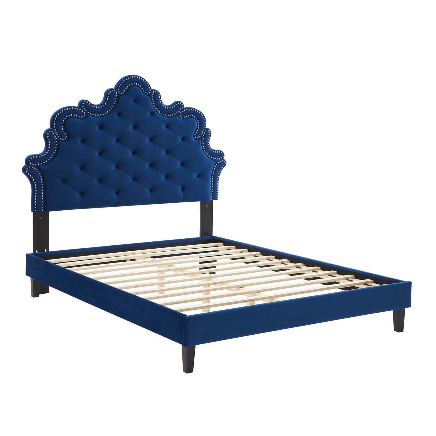Sasha Button-Tufted Performance Velvet Twin Bed By Modway - MOD-6797 | Beds | Modishstore - 27