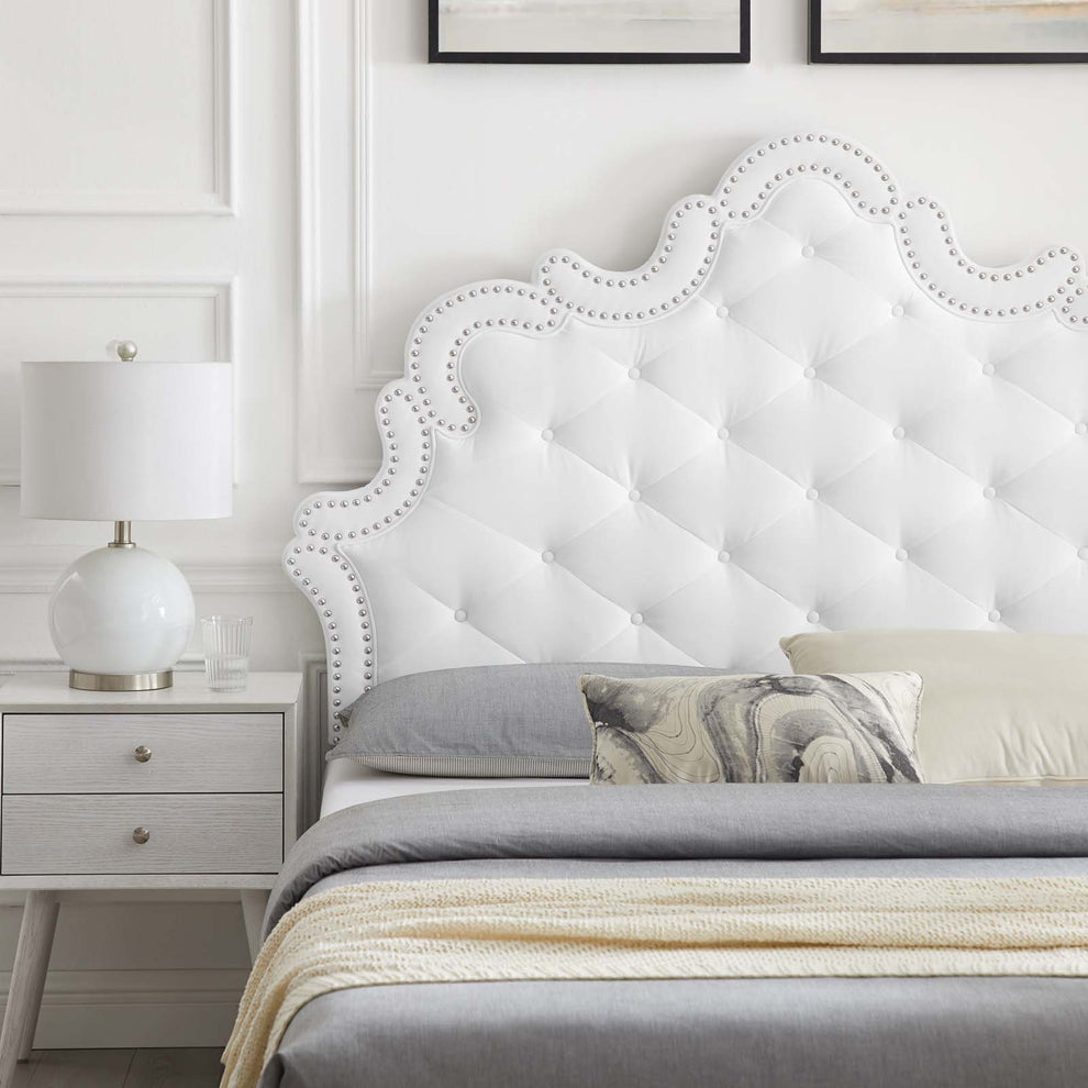 Sasha Button-Tufted Performance Velvet Twin Bed By Modway - MOD-6797 | Beds | Modishstore - 35