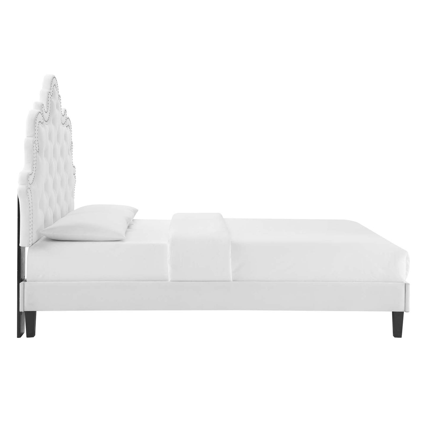 Sasha Button-Tufted Performance Velvet Twin Bed By Modway - MOD-6797 | Beds | Modishstore - 39