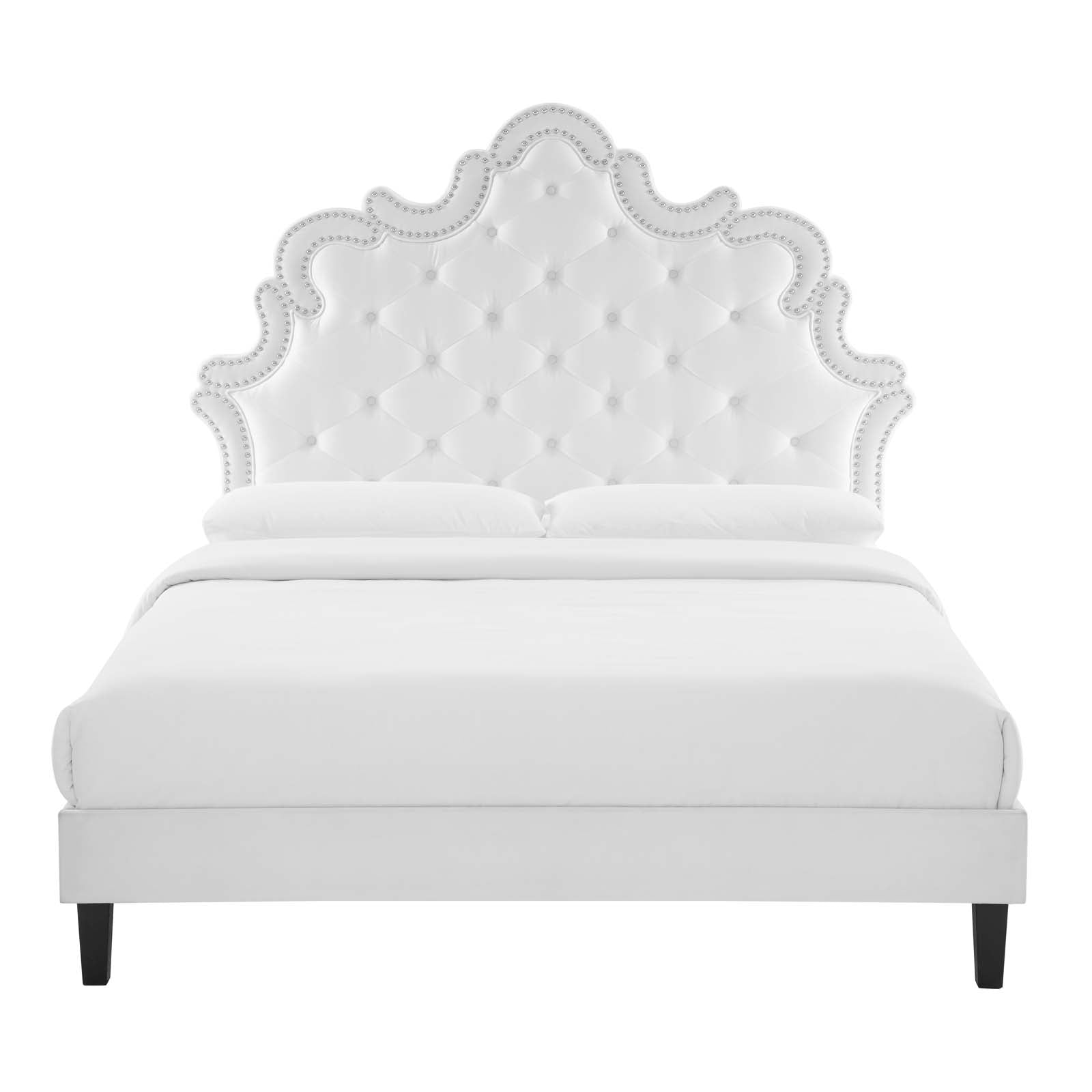 Sasha Button-Tufted Performance Velvet Twin Bed By Modway - MOD-6797 | Beds | Modishstore - 40