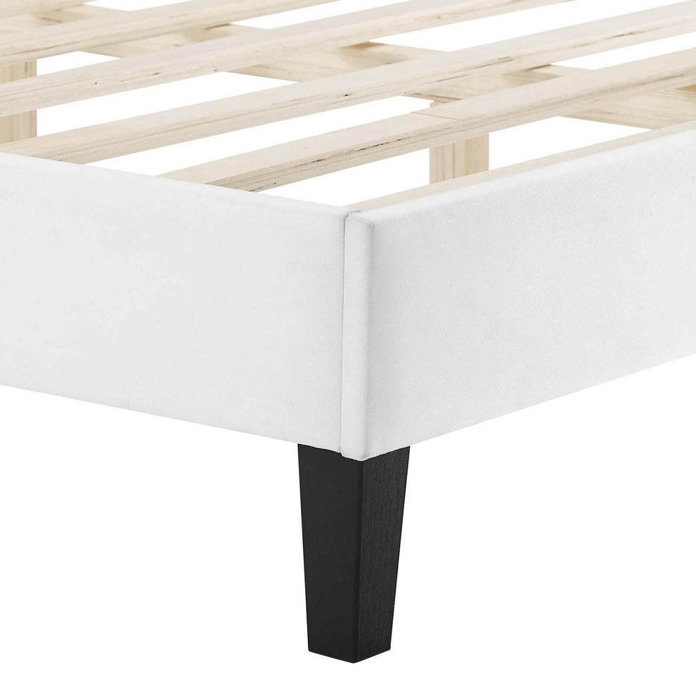 Sasha Button-Tufted Performance Velvet Twin Bed By Modway - MOD-6797 | Beds | Modishstore - 41