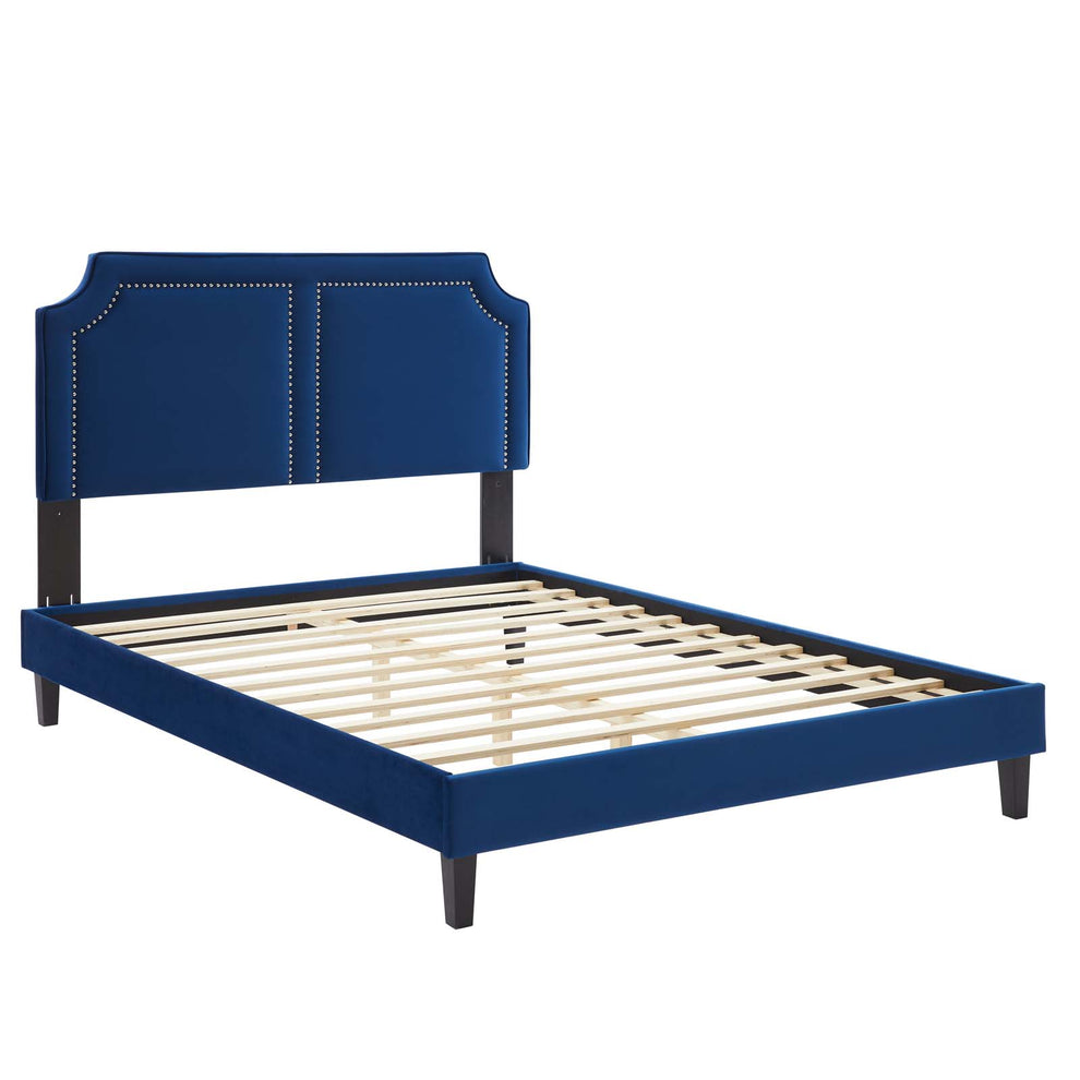 Novi Performance Velvet Twin Bed By Modway - MOD-6798 | Beds | Modishstore - 27