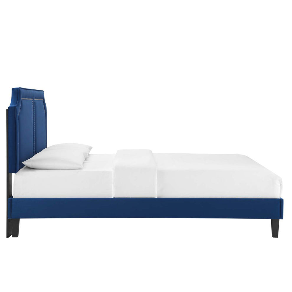 Novi Performance Velvet Twin Bed By Modway - MOD-6798 | Beds | Modishstore - 28