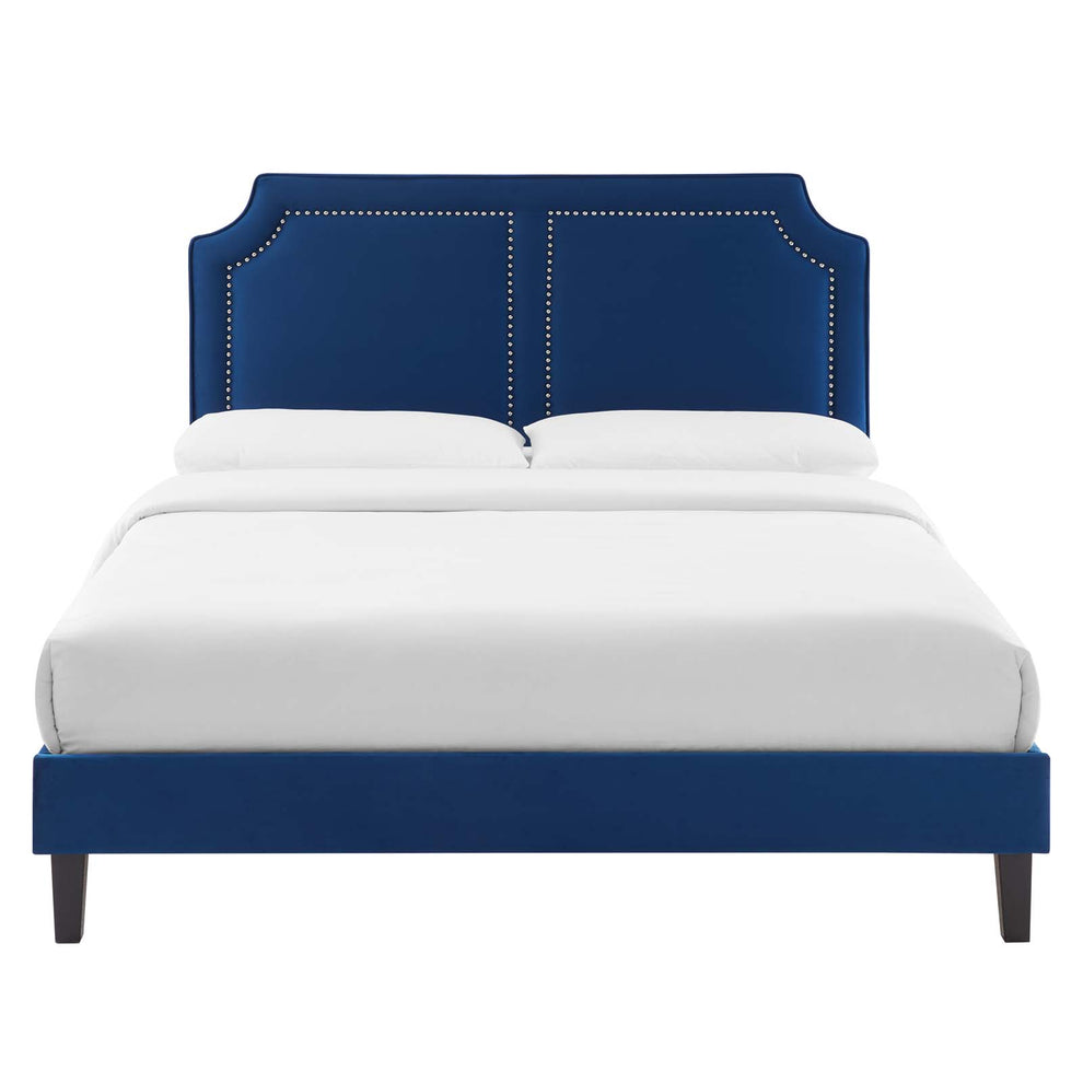 Novi Performance Velvet Twin Bed By Modway - MOD-6798 | Beds | Modishstore - 29