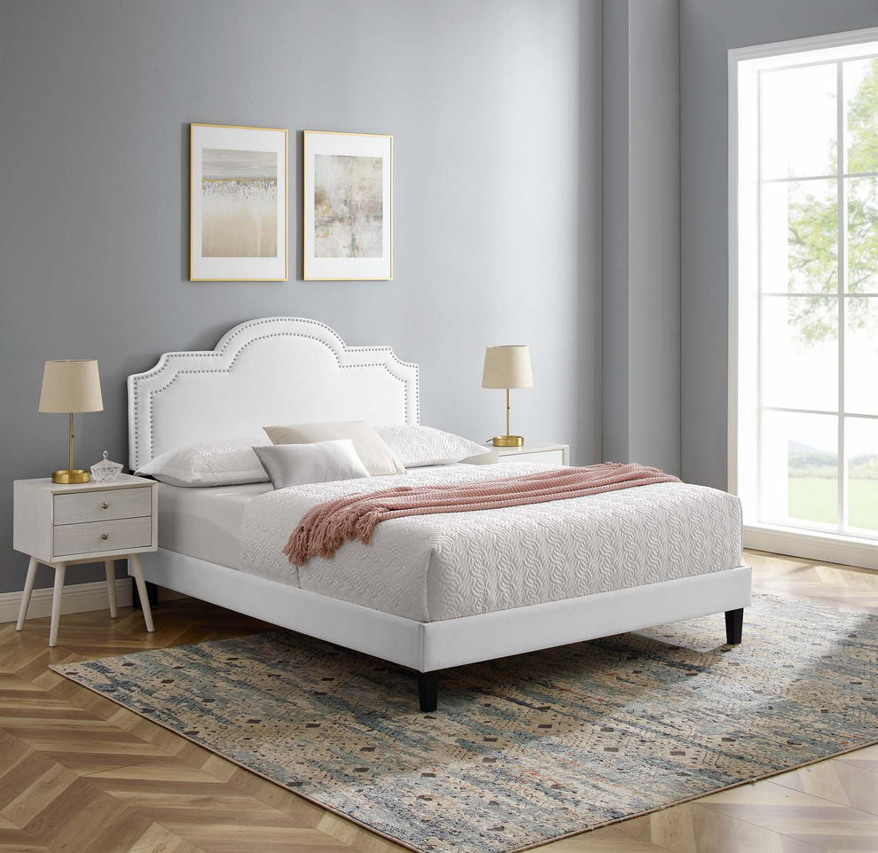 Aviana Performance Velvet Twin Bed By Modway - MOD-6799 | Beds | Modishstore - 37