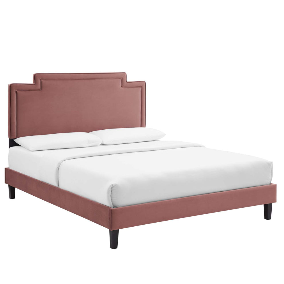 Liva Performance Velvet Twin Bed By Modway - MOD-6801 | Beds | Modishstore - 12