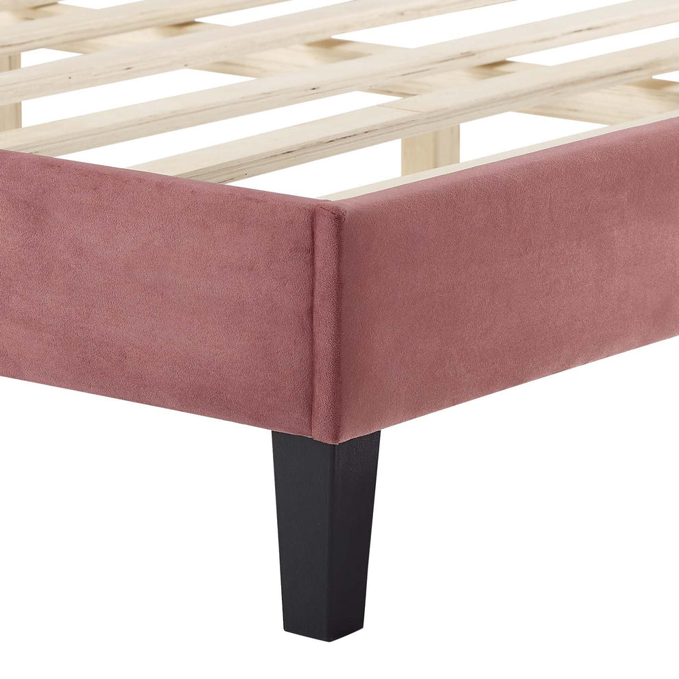 Liva Performance Velvet Twin Bed By Modway - MOD-6801 | Beds | Modishstore - 19