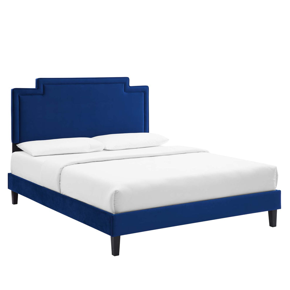 Liva Performance Velvet Twin Bed By Modway - MOD-6801 | Beds | Modishstore - 23