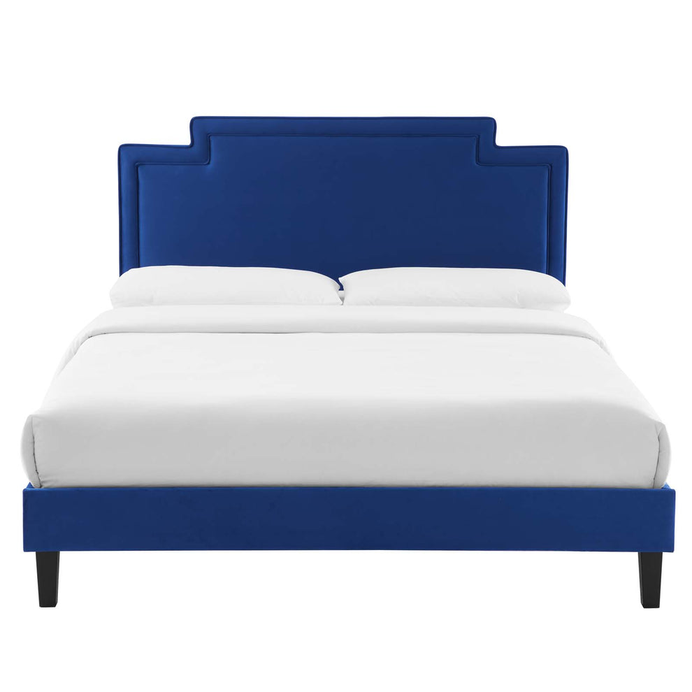 Liva Performance Velvet Twin Bed By Modway - MOD-6801 | Beds | Modishstore - 29