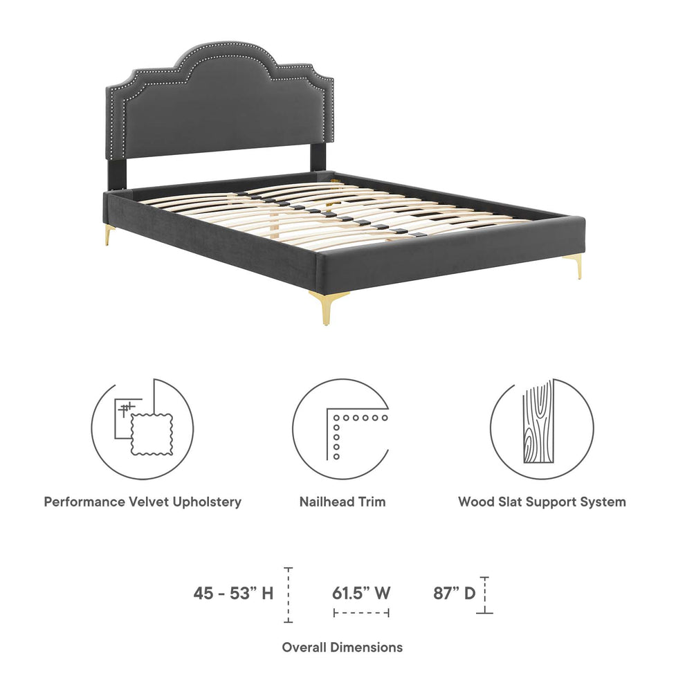 Aviana Performance Velvet Full Bed By Modway - MOD-6804 | Beds | Modishstore - 10