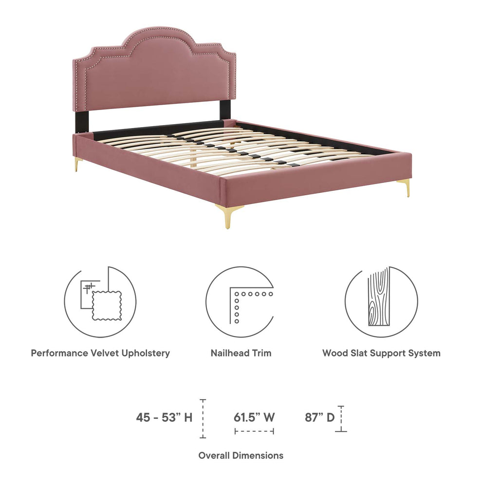 Aviana Performance Velvet Full Bed By Modway - MOD-6804 | Beds | Modishstore - 21