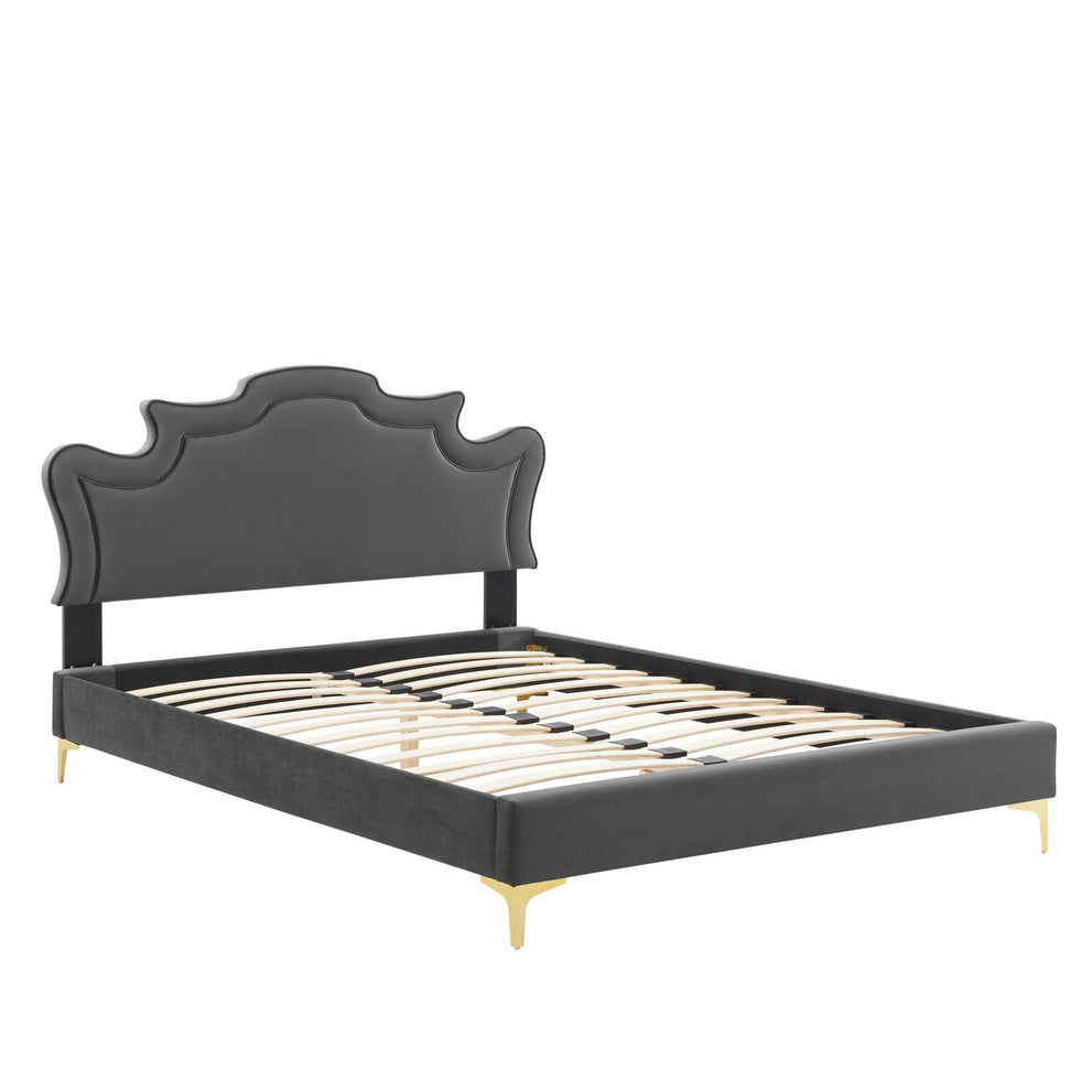 Neena Performance Velvet Full Bed By Modway - MOD-6805 | Beds | Modishstore - 5