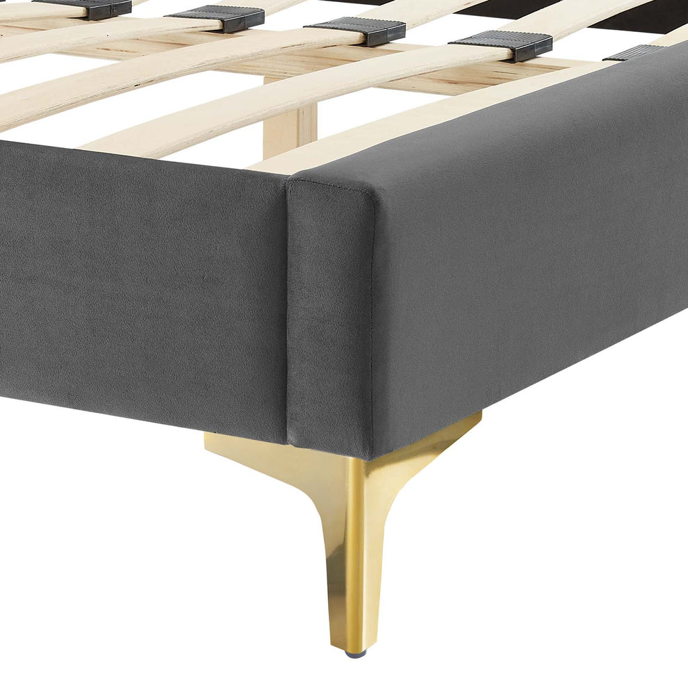 Neena Performance Velvet Full Bed By Modway - MOD-6805 | Beds | Modishstore - 8
