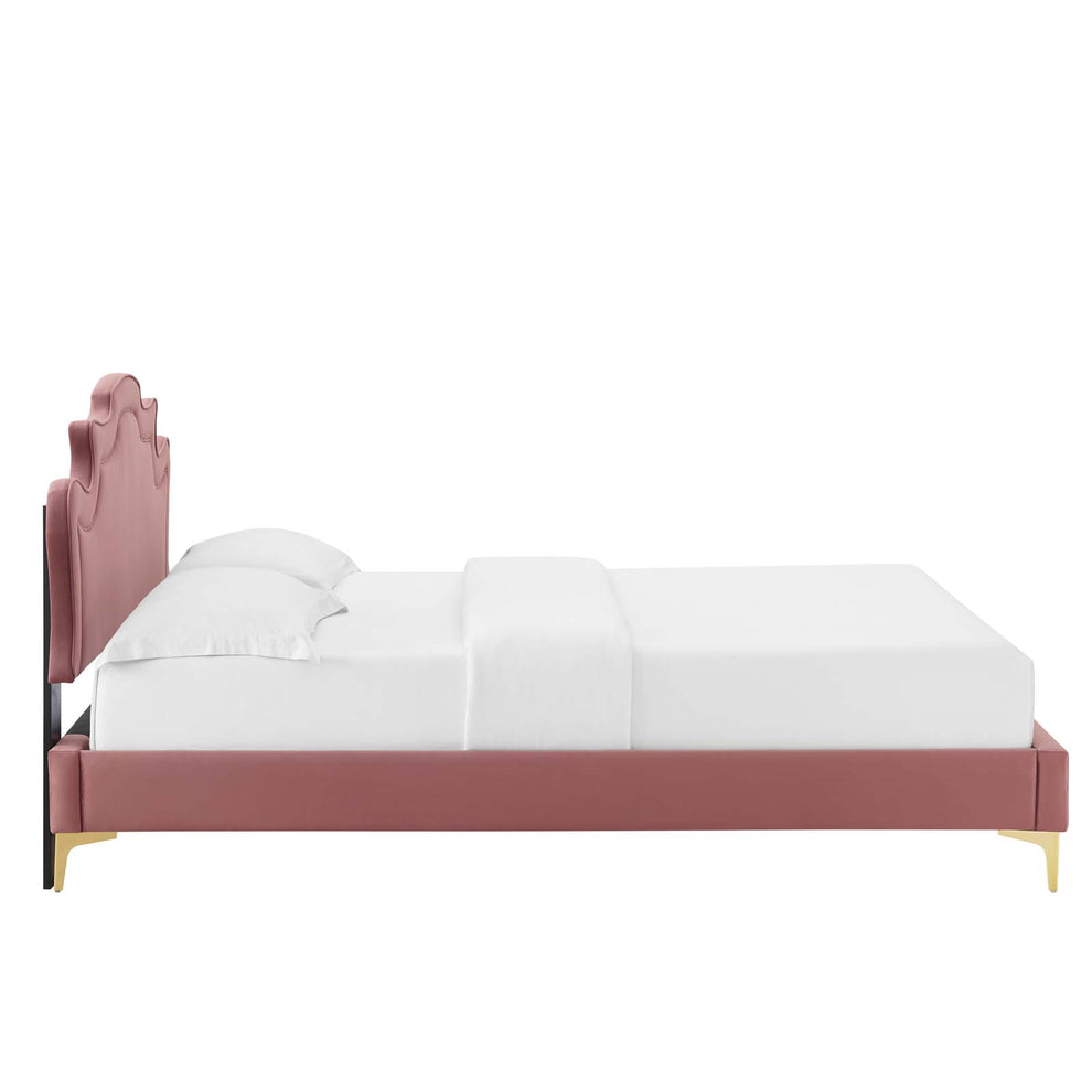 Neena Performance Velvet Full Bed By Modway - MOD-6805 | Beds | Modishstore - 17
