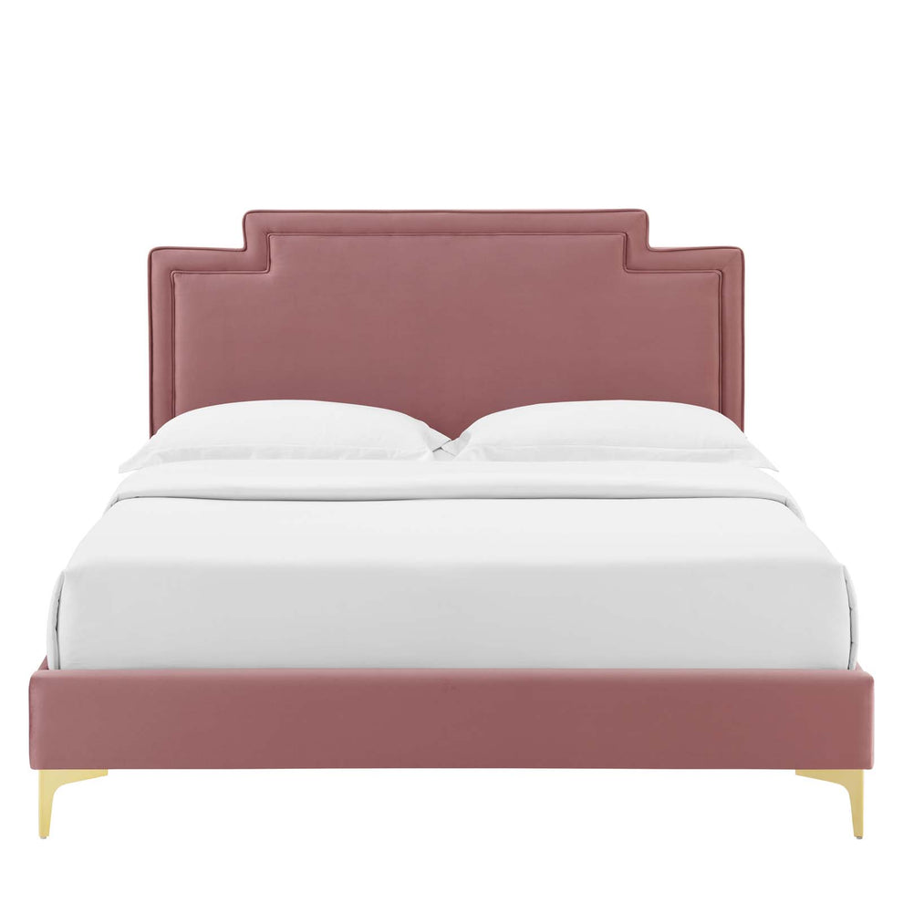 Liva Performance Velvet Full Bed By Modway - MOD-6806 | Beds | Modishstore - 18