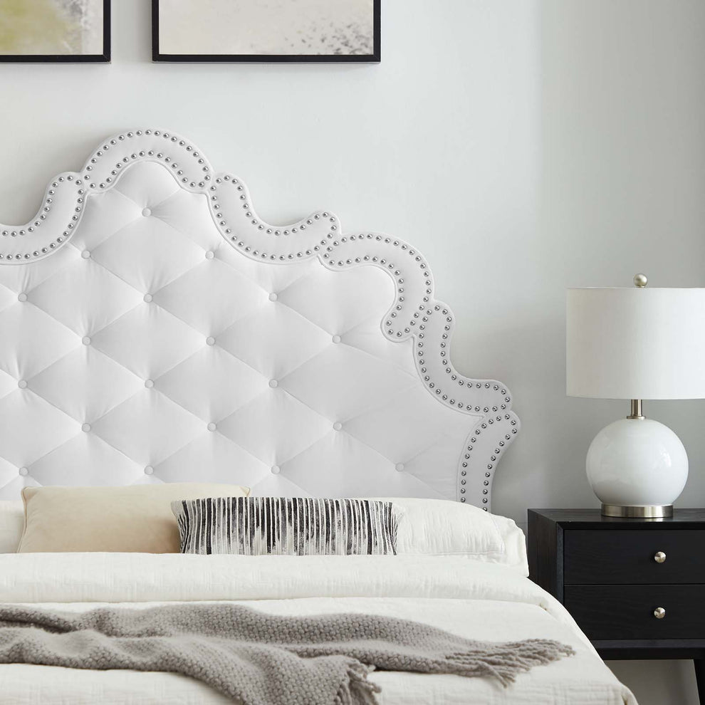 Sasha Button-Tufted Performance Velvet Full Bed By Modway - MOD-6807 | Beds | Modishstore - 35