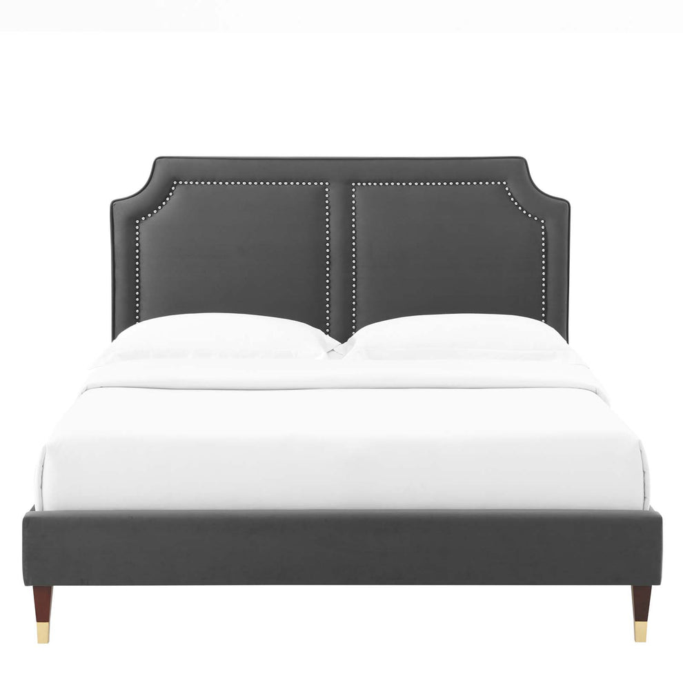 Novi Performance Velvet Full Bed By Modway - MOD-6808 | Beds | Modishstore - 7