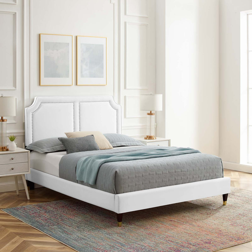 Novi Performance Velvet Full Bed By Modway - MOD-6808 | Beds | Modishstore - 37