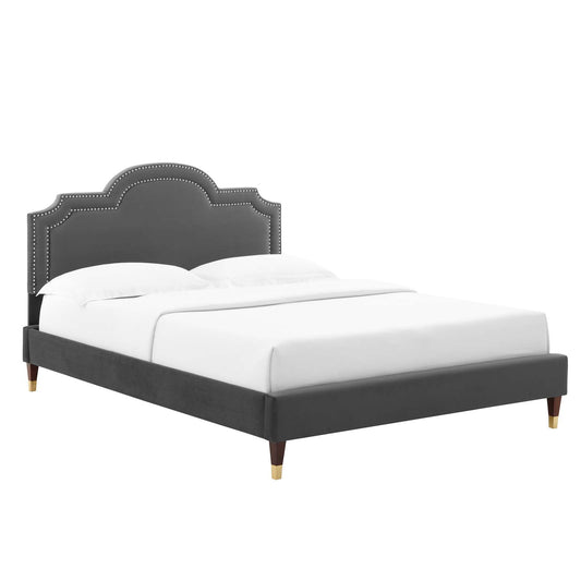 Aviana Performance Velvet Full Bed By Modway - MOD-6809 | Beds | Modishstore - 1