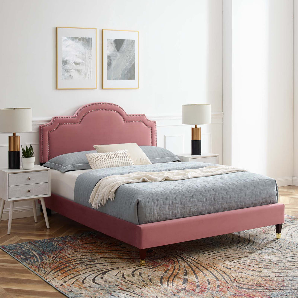 Aviana Performance Velvet Full Bed By Modway - MOD-6809 | Beds | Modishstore - 15