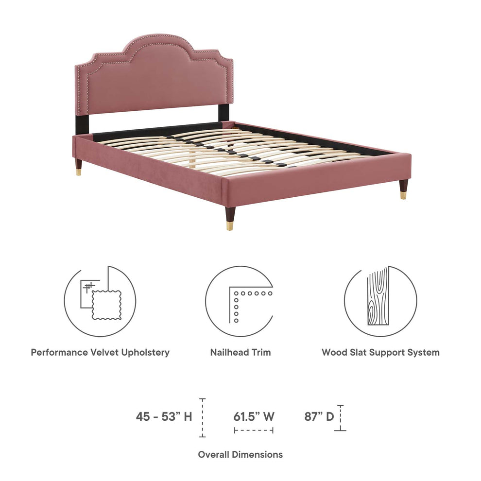 Aviana Performance Velvet Full Bed By Modway - MOD-6809 | Beds | Modishstore - 21