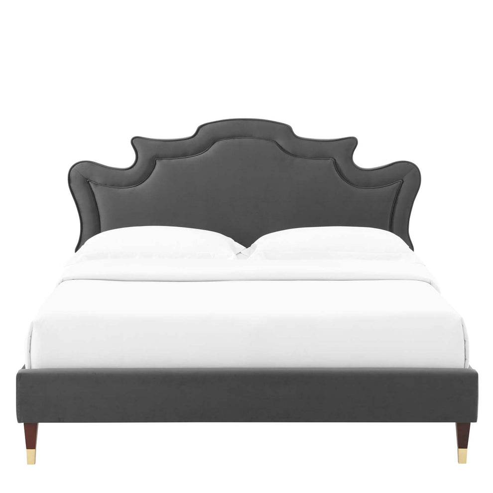 Neena Performance Velvet Full Bed By Modway - MOD-6810 | Beds | Modishstore - 7