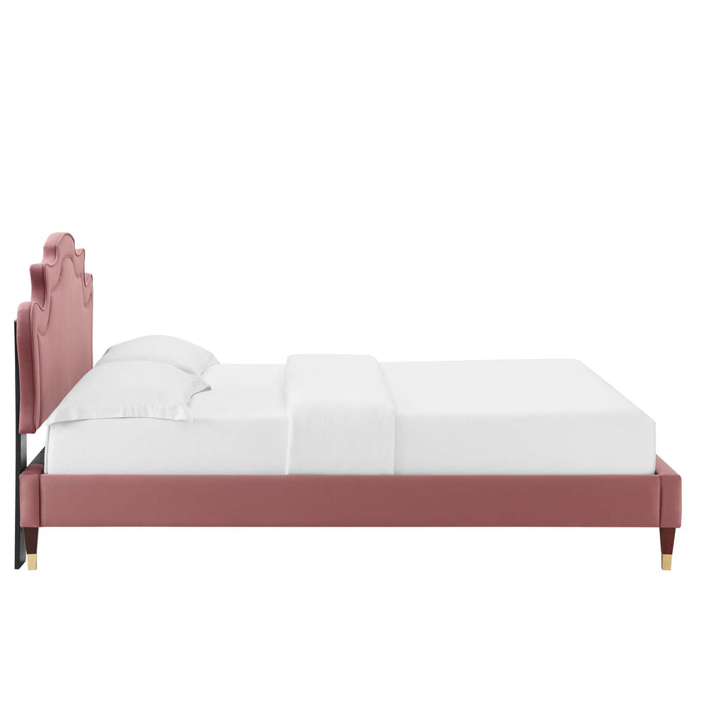 Neena Performance Velvet Full Bed By Modway - MOD-6810 | Beds | Modishstore - 17