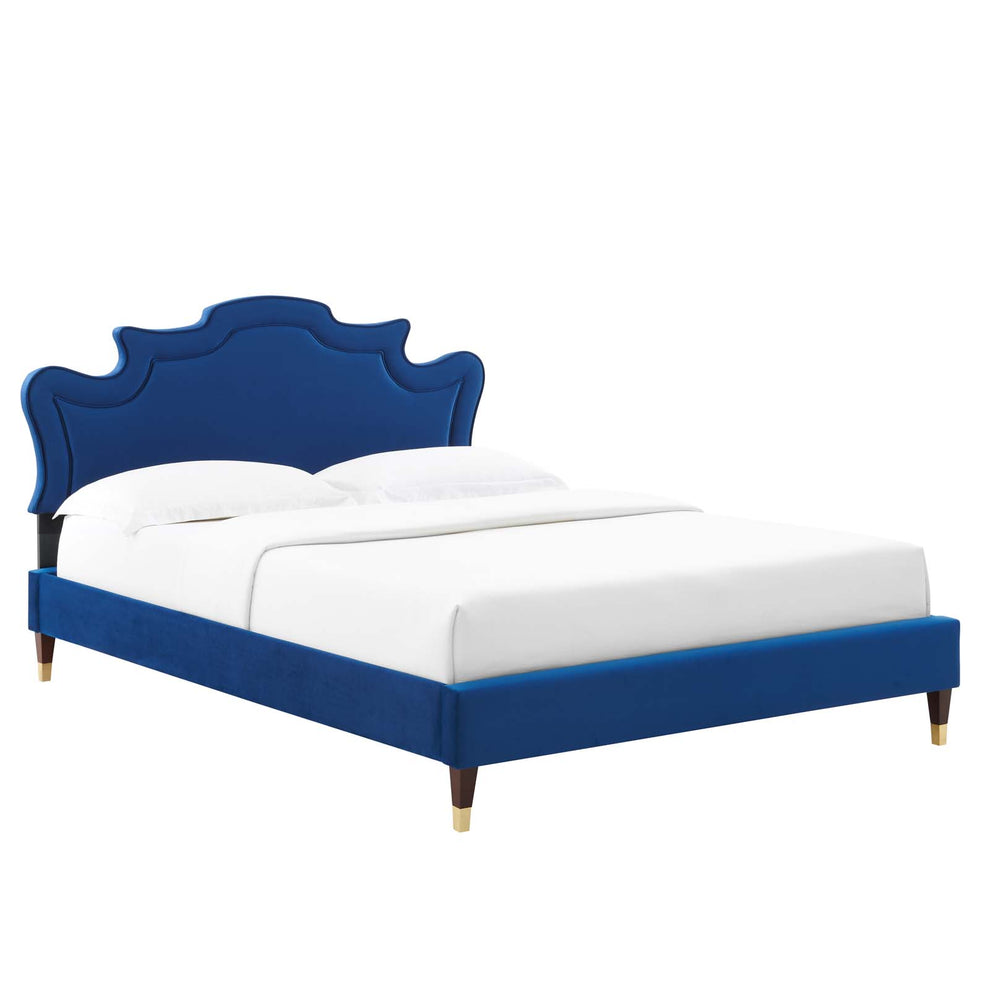 Neena Performance Velvet Full Bed By Modway - MOD-6810 | Beds | Modishstore - 23
