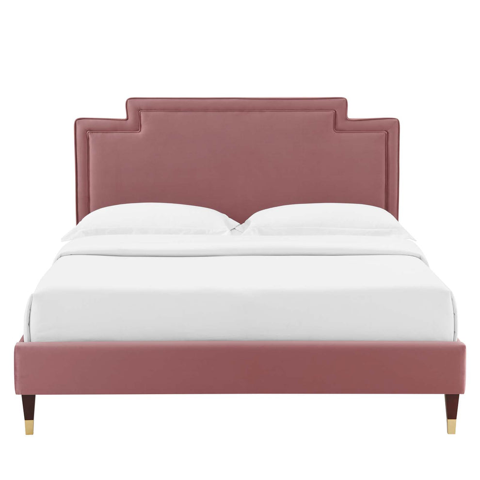 Liva Performance Velvet Full Bed By Modway - MOD-6811 | Beds | Modishstore - 18