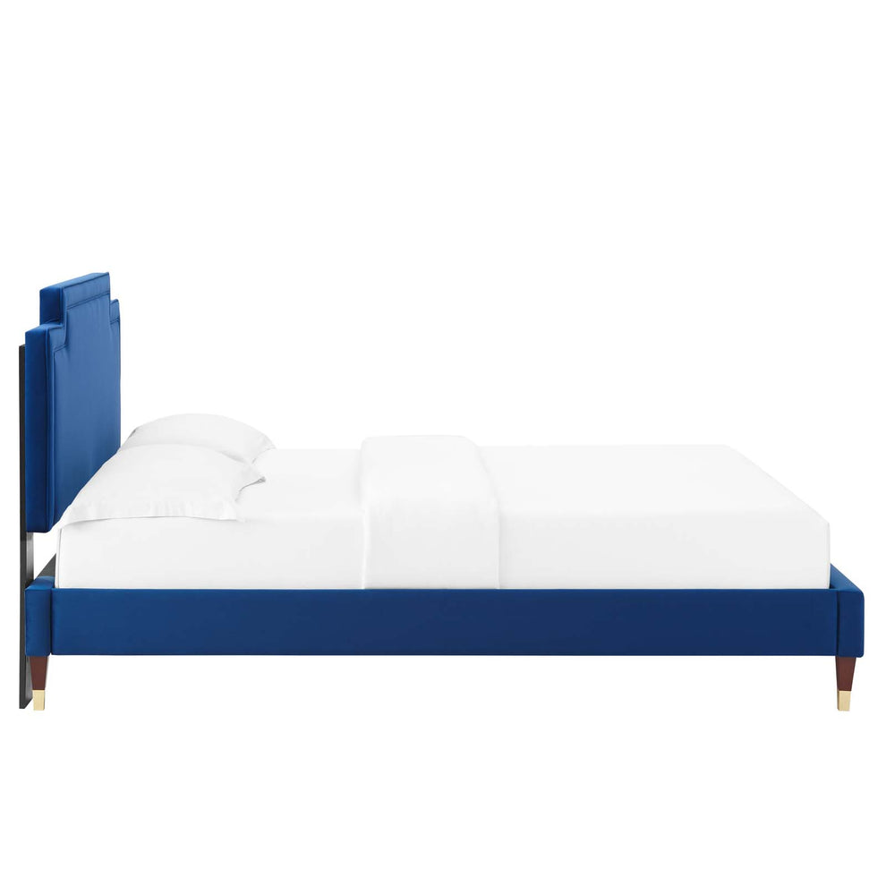 Liva Performance Velvet Full Bed By Modway - MOD-6811 | Beds | Modishstore - 28