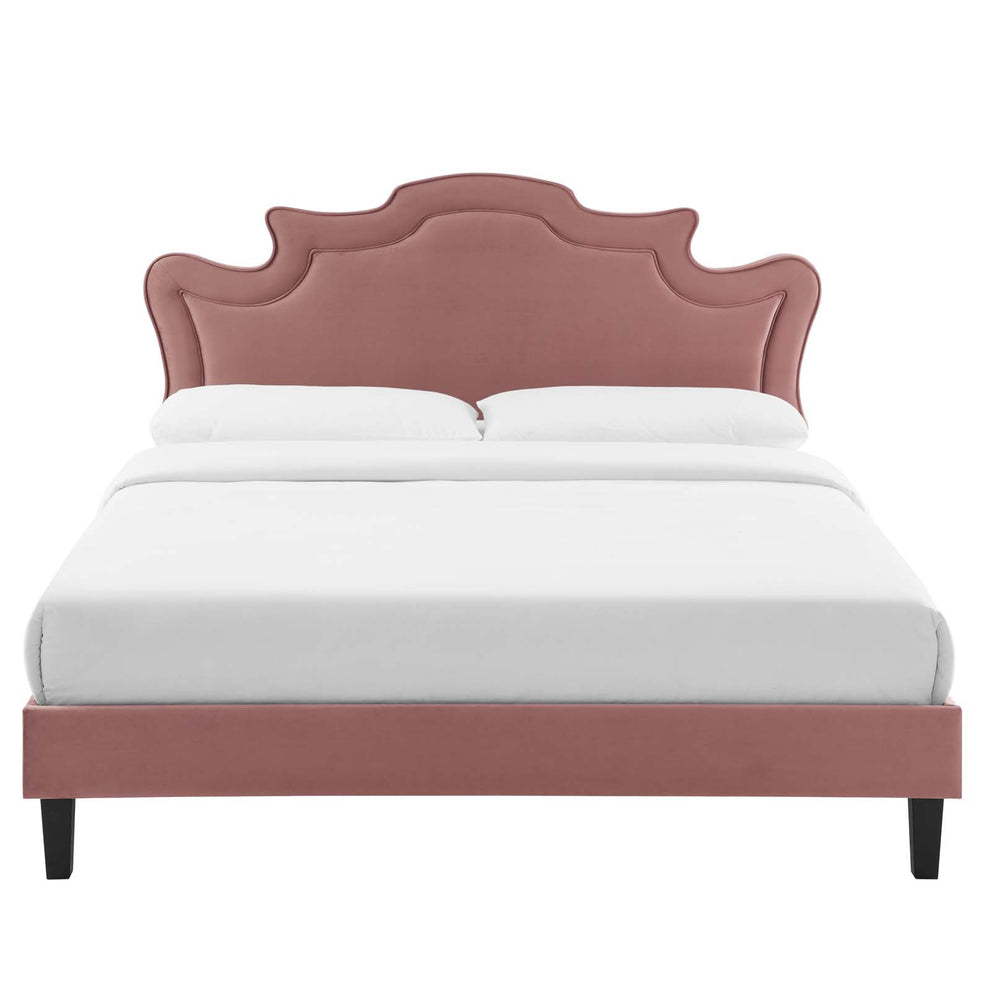 Neena Performance Velvet Full Bed By Modway - MOD-6815 | Beds | Modishstore - 7