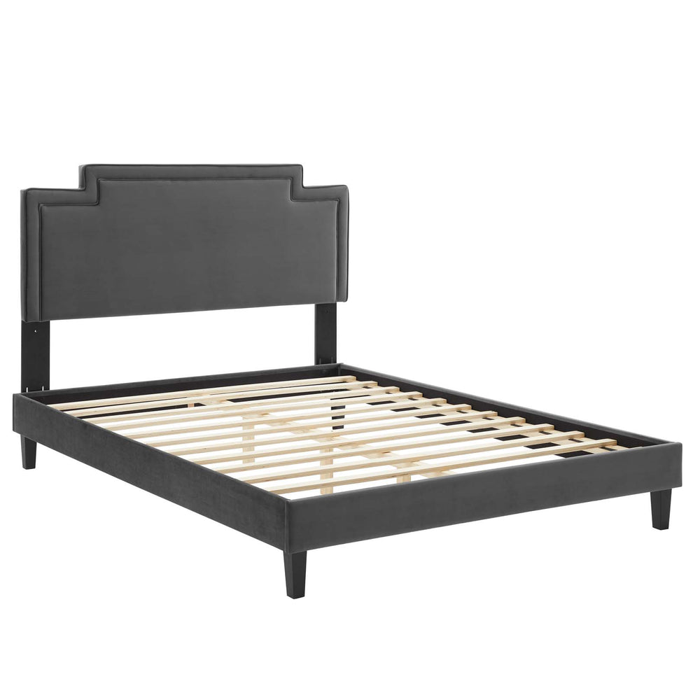 Liva Performance Velvet Full Bed By Modway - MOD-6816 | Beds | Modishstore - 5