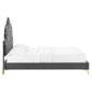 Sasha Button-Tufted Performance Velvet Queen Bed By Modway - MOD-6817 | Beds | Modishstore - 6