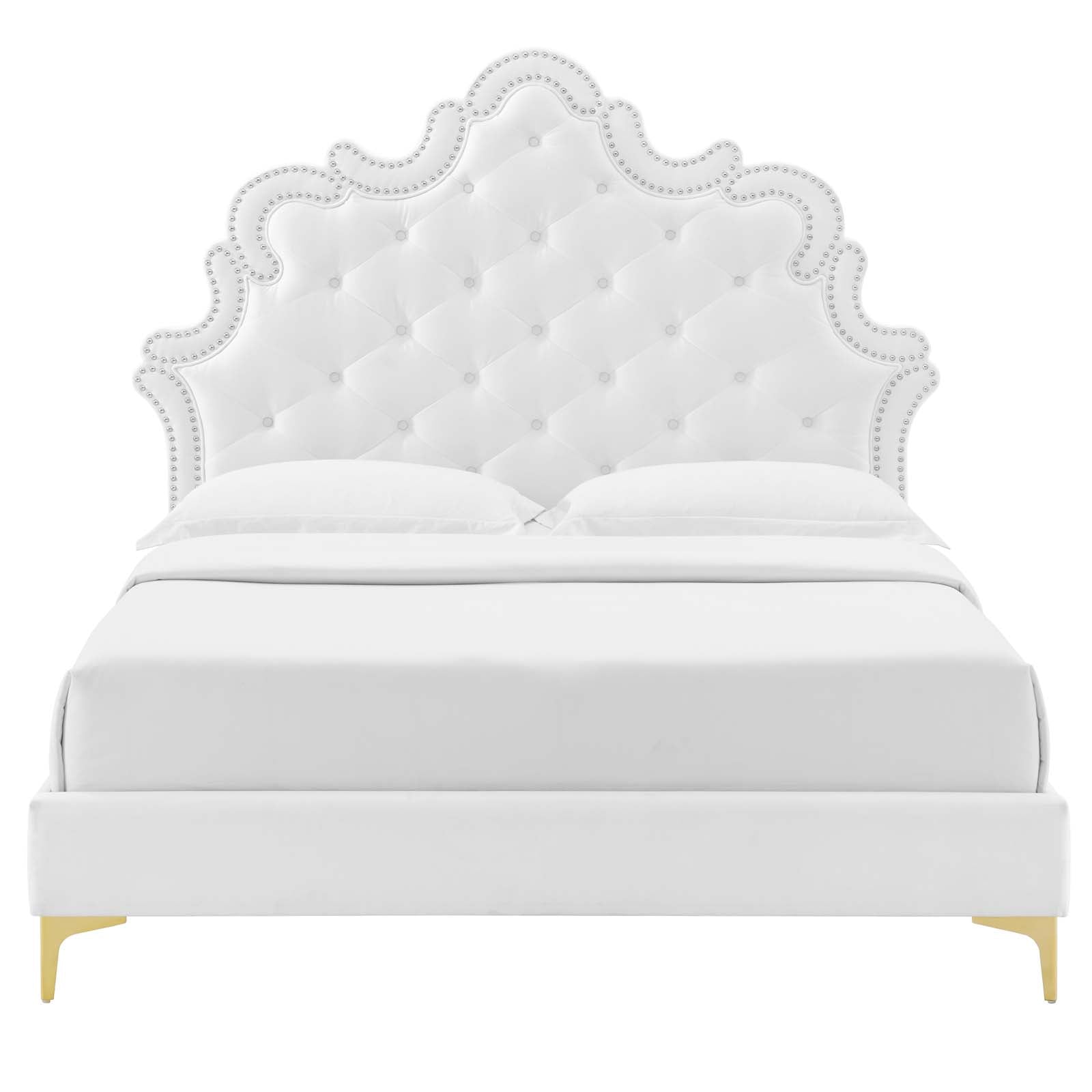 Sasha Button-Tufted Performance Velvet Queen Bed By Modway - MOD-6817 | Beds | Modishstore - 40